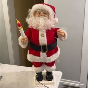 Vintage 22” Moving Santa that lights up